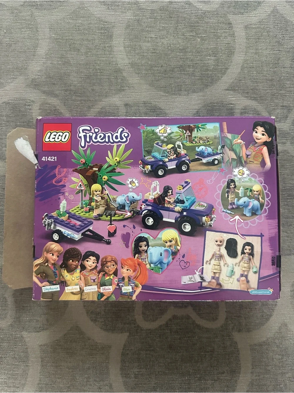 LEGO 41421 Friends Baby Elephant Jungle Rescue